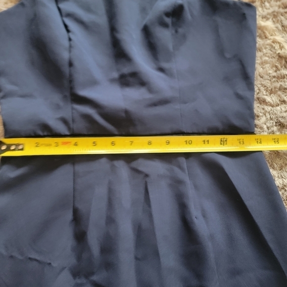 NWT Chi Chi London Lace Detail Bodycon Midi Dress in Blue 8 - Picture 6 of 13